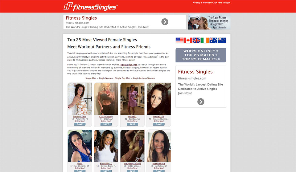 Fitness Singles anmeldelser