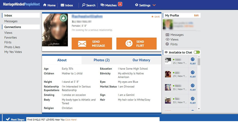 MarriageMindedPeopleMeet recensie