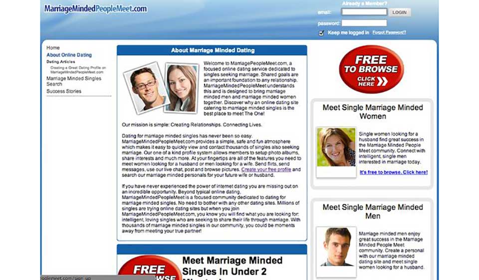 MarriageMindedPeopleMeet recensie