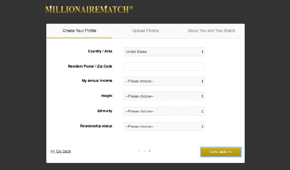 Login com www millionairematch Millionaire Dating