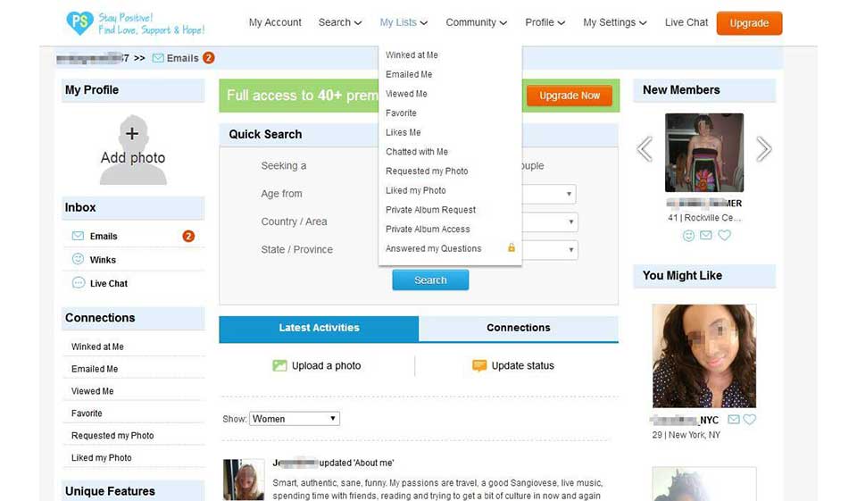 PositiveSingles Review