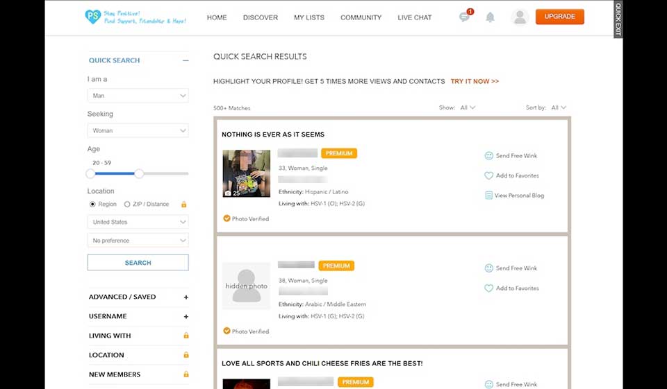 PositiveSingles Review