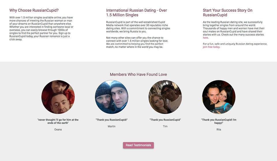 RussianCupid Recenze