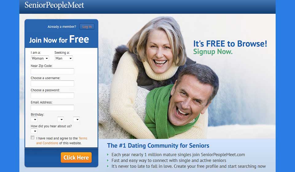 SeniorPeopleMeet Review