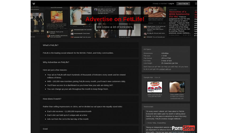 Conas a oibríonn FetLife?
