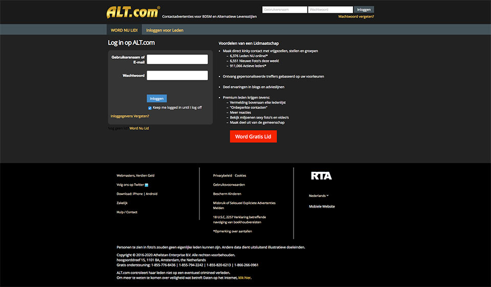 Alt.com'un Profil Kalitesinden Bahsedelim