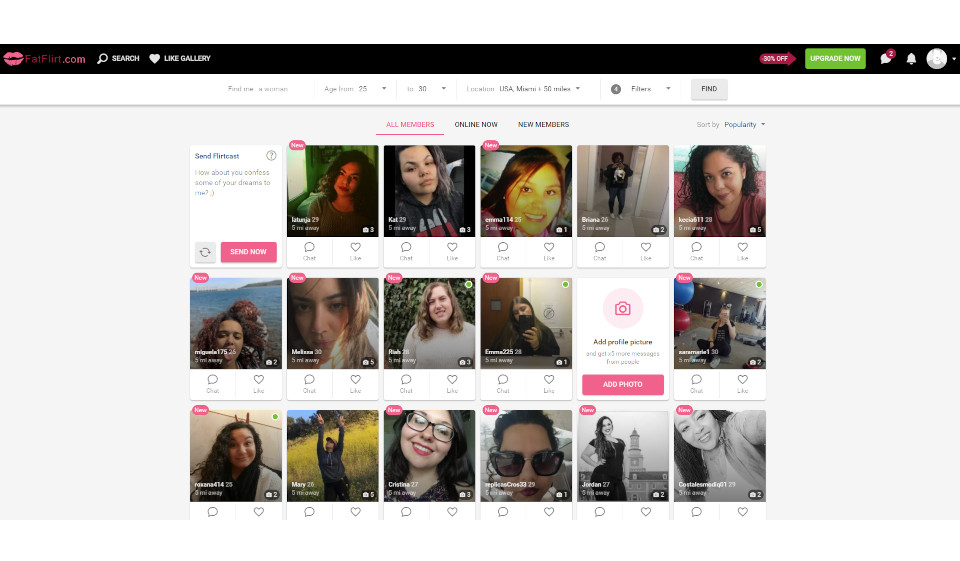 Registratie bij FatFlirt – Is het echt makkelijk