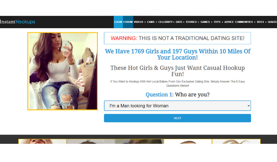 Revisión de InstantHookups - ¿Qué sabemos al respecto?