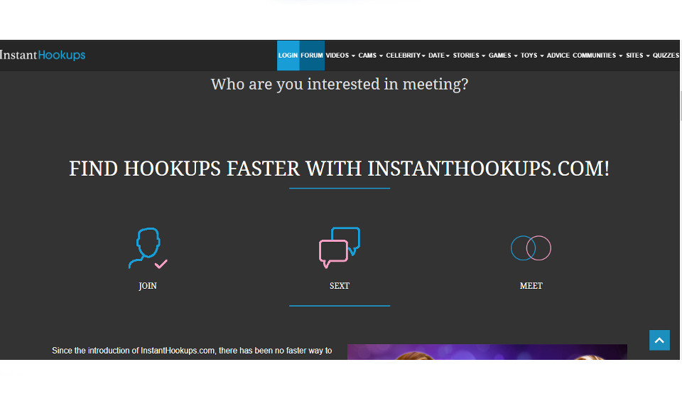 ¿Cómo funciona InstantHookups?