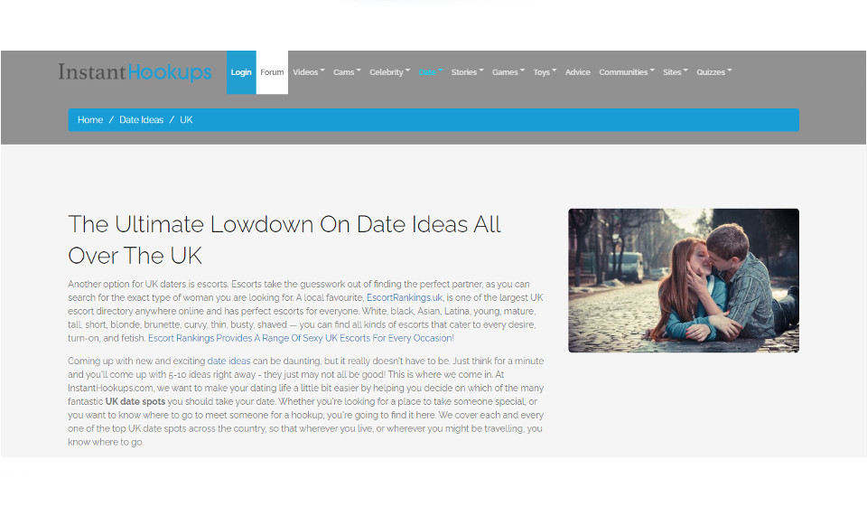 Registrarse con InstantHookups - ¿Es fácil?