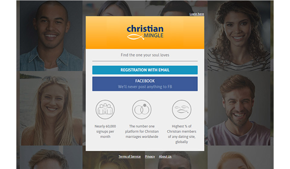 Εγγραφή στο ChristianMingle