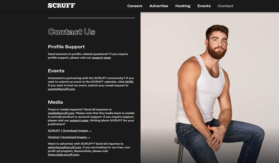 Scruff chiar funcționează