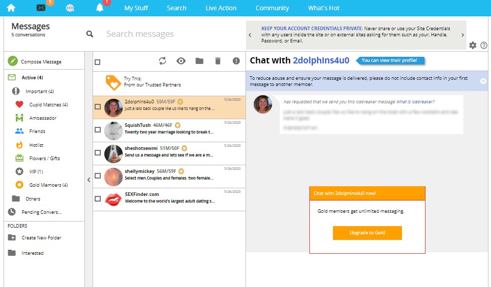 Come usare SexFinder