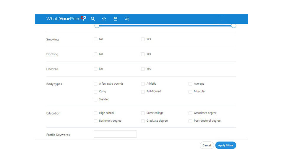 Registrering med What'sYourPrice